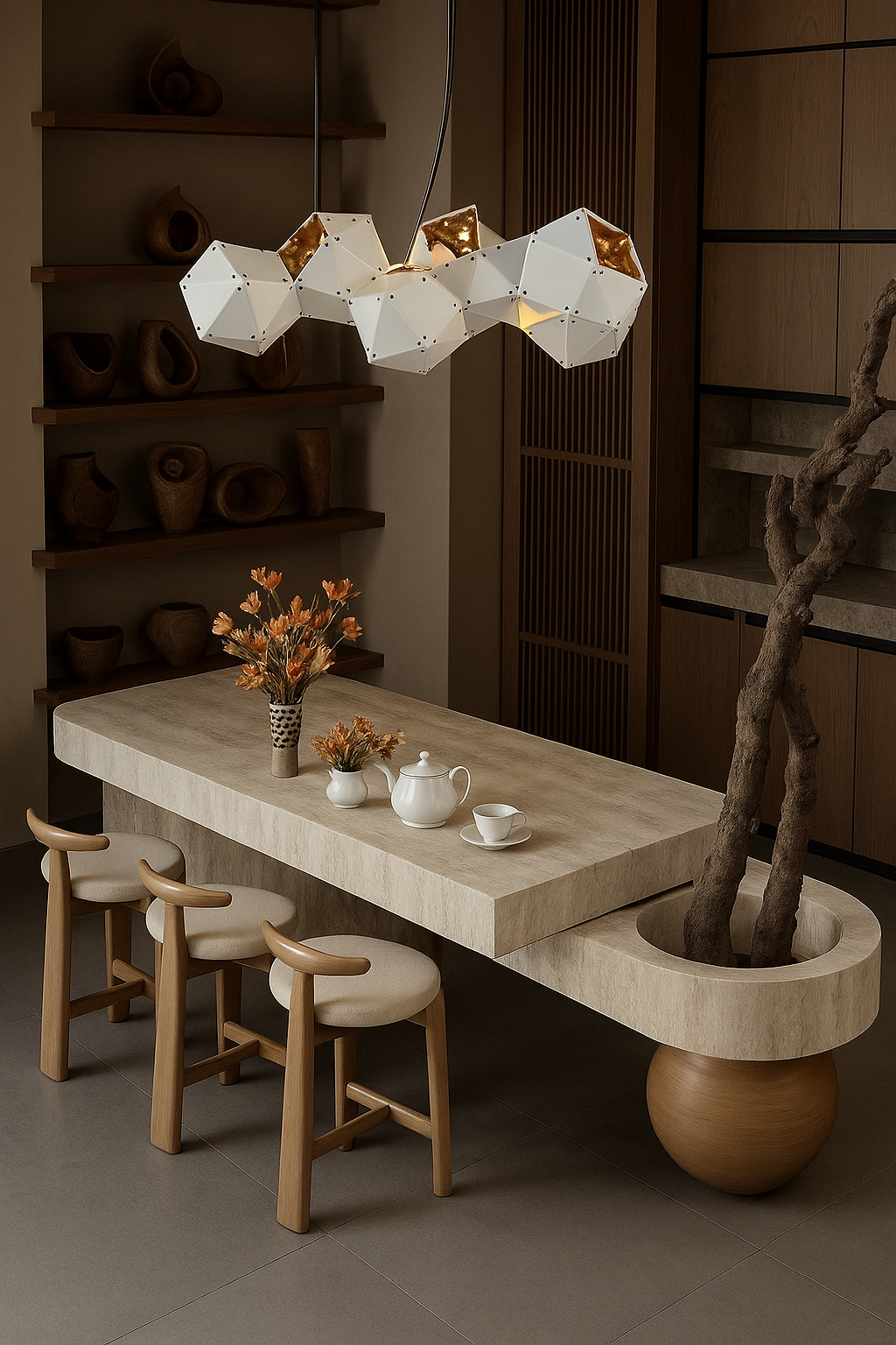 Lustre Golden Black or White