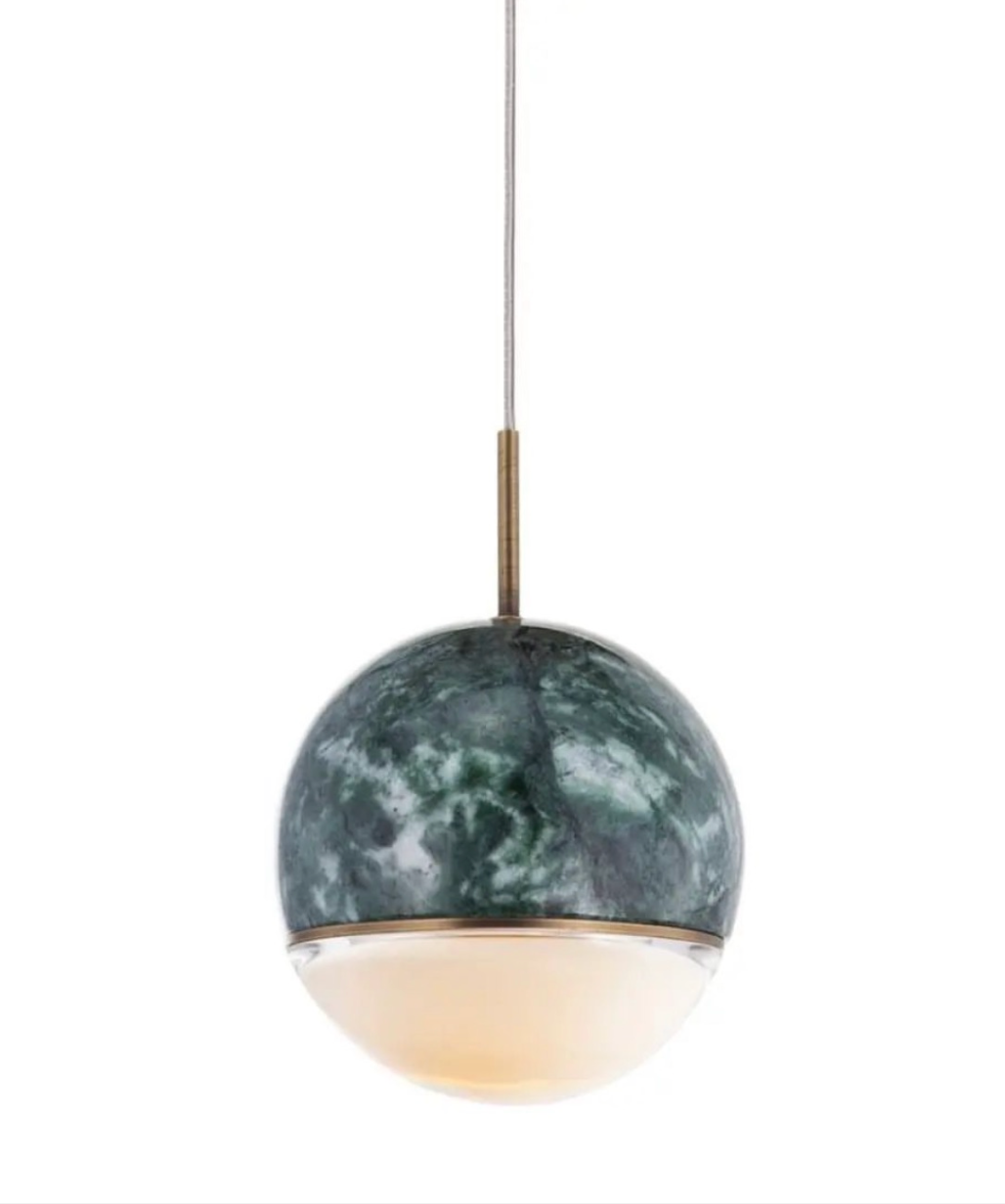 Suspension Green Marble