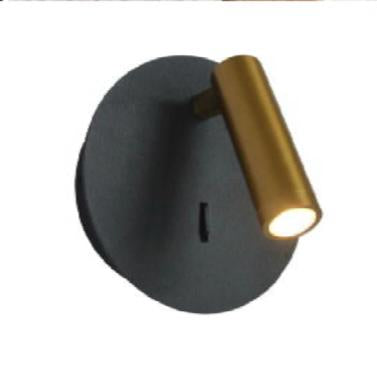 Liseuse tête de lit Dorée Ronde