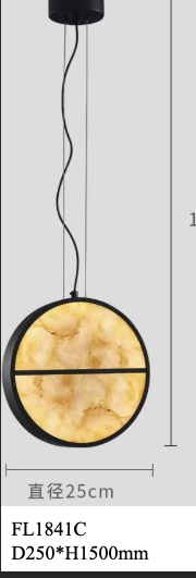 Suspension décorative marble effect