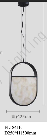 Suspension décorative marble effect