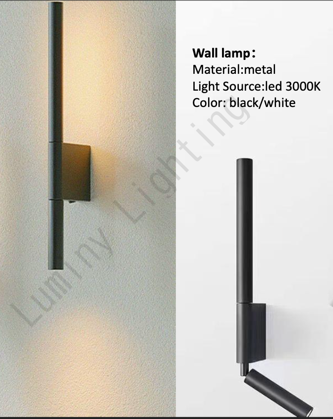 Applique murale LED design avec liseuse orientable