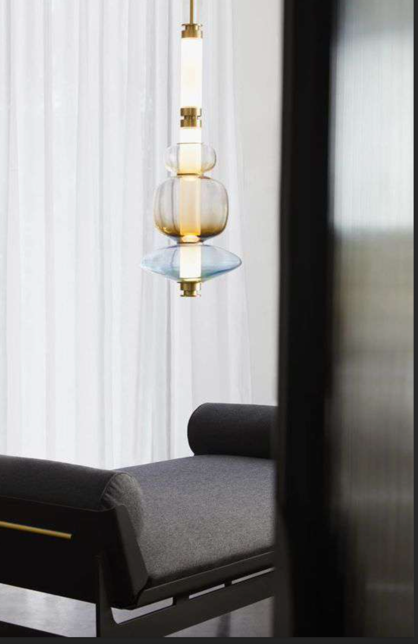 Suspension décorative en verre – modèle design