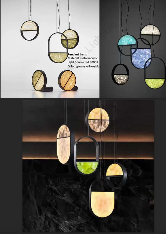 Suspension décorative marble effect