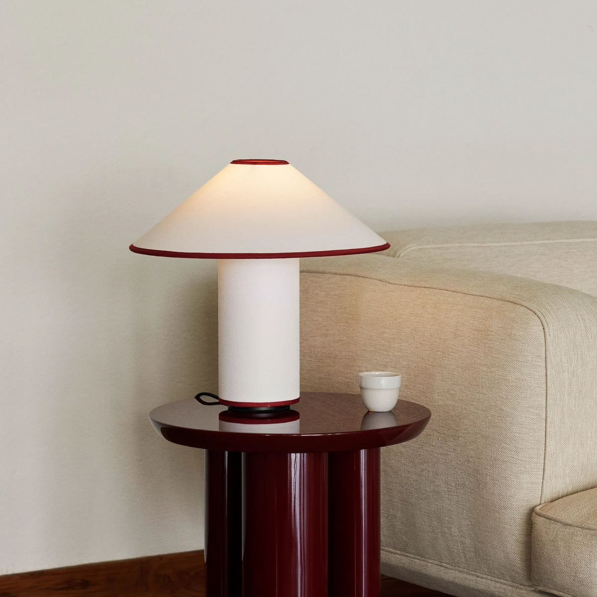 Lampe a poser White  and Red