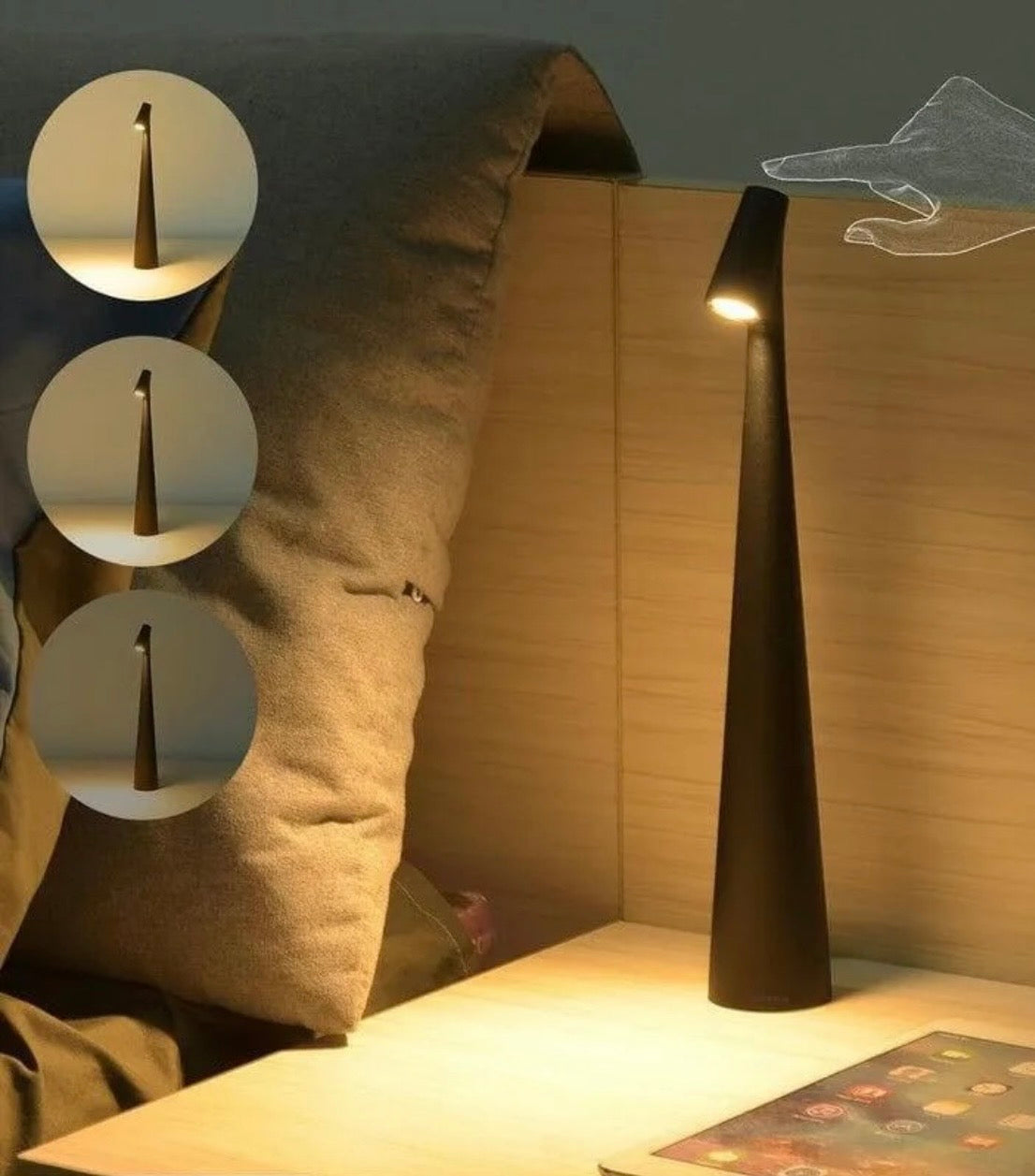 Lampe de table LED rechargeable