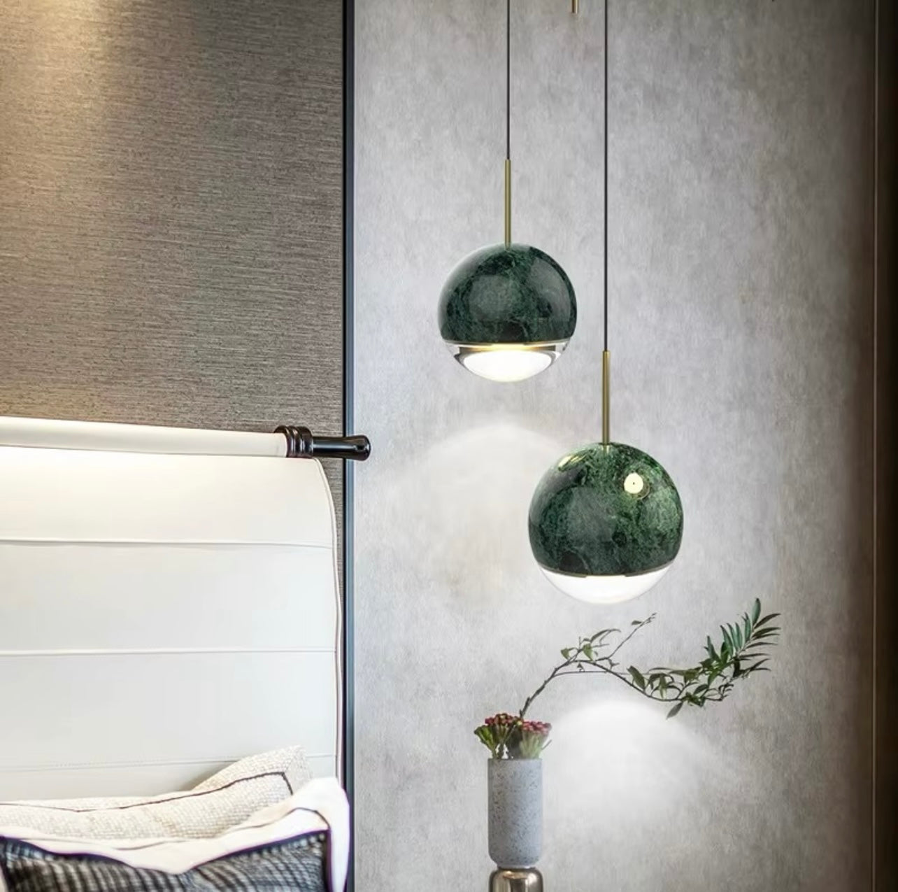 Suspension Green Marble