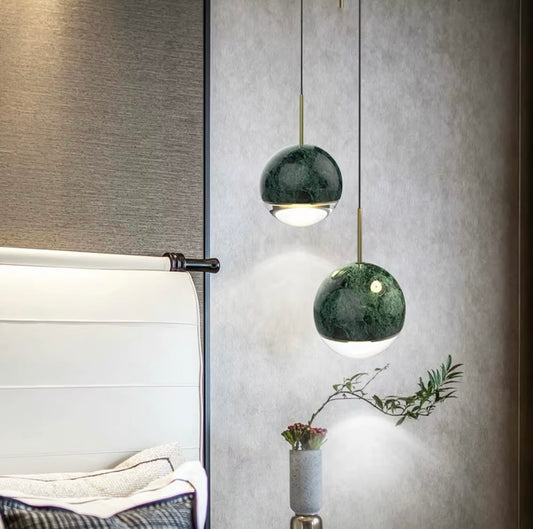 Suspension Green Marble