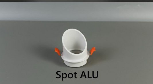 Spot encastrable en alumimum rond Blanc DOWN-RDLA-110-WH/WH