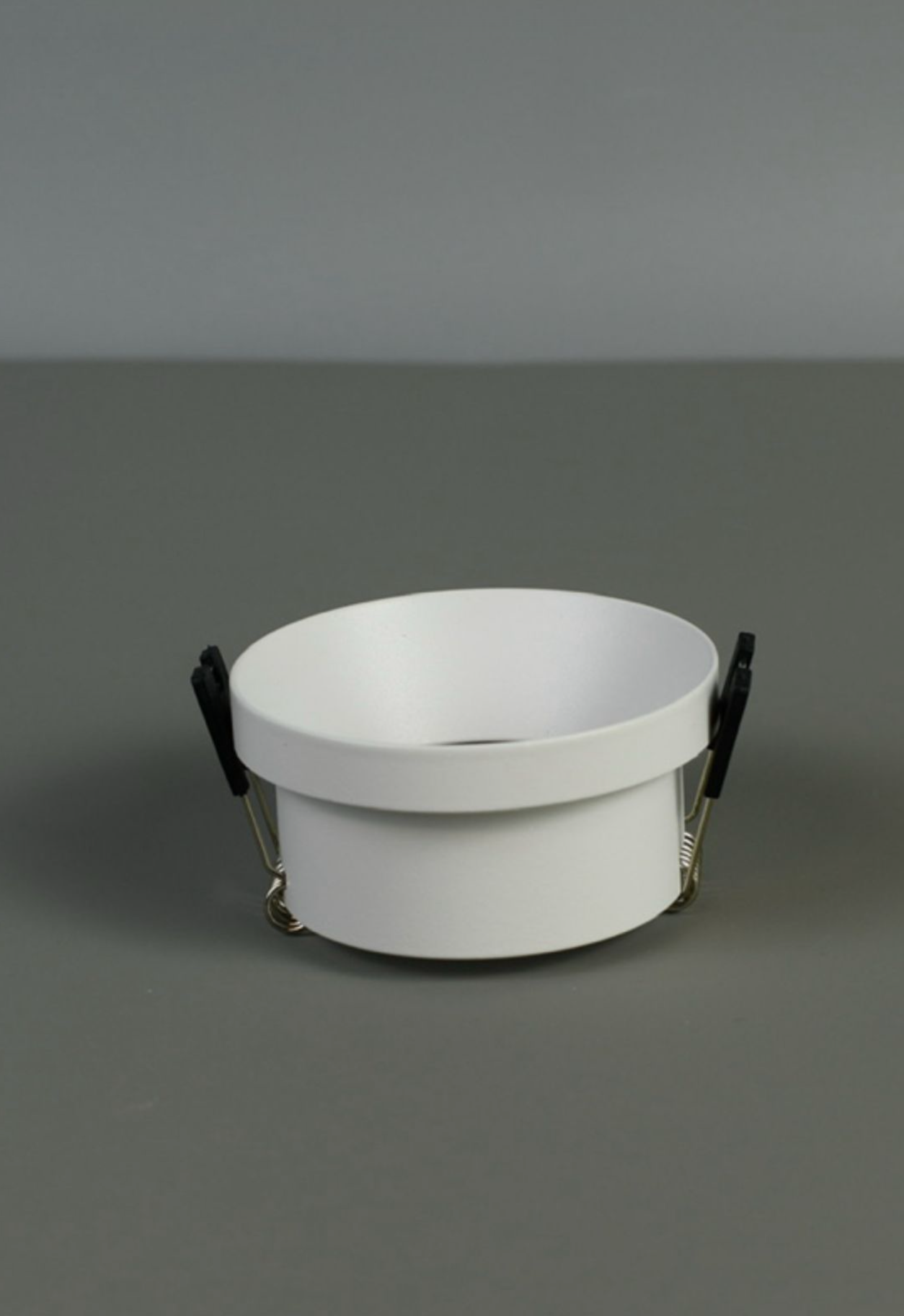 Spot encastrable en aluminum rond blanc DOWN-RDLA-101-R- WH/WH