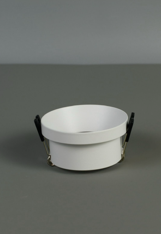 Spot encastrable en aluminum rond blanc DOWN-RDLA-101-R- WH/WH