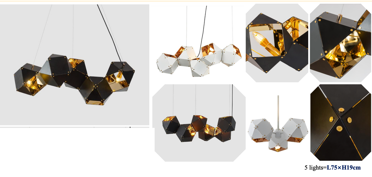 Lustre Golden Black or White