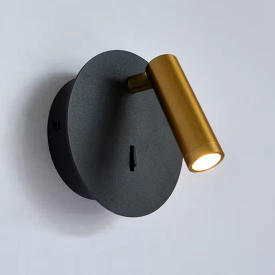 Liseuse tête de lit Dorée Ronde