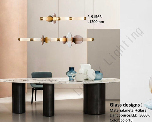 Lustre linéaire au design contemporain